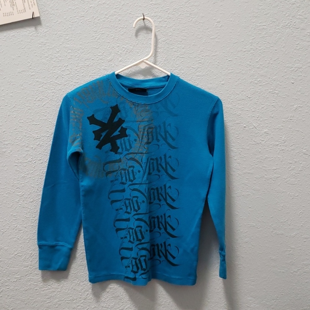 Zoo York- Blue, Boys Long Sleeve Shirt